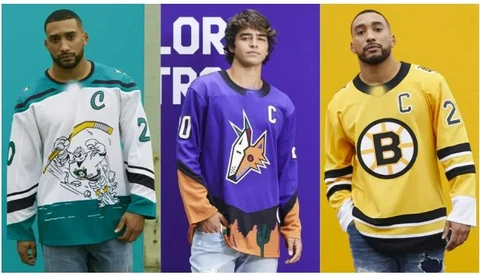 Hockey jersey detail view